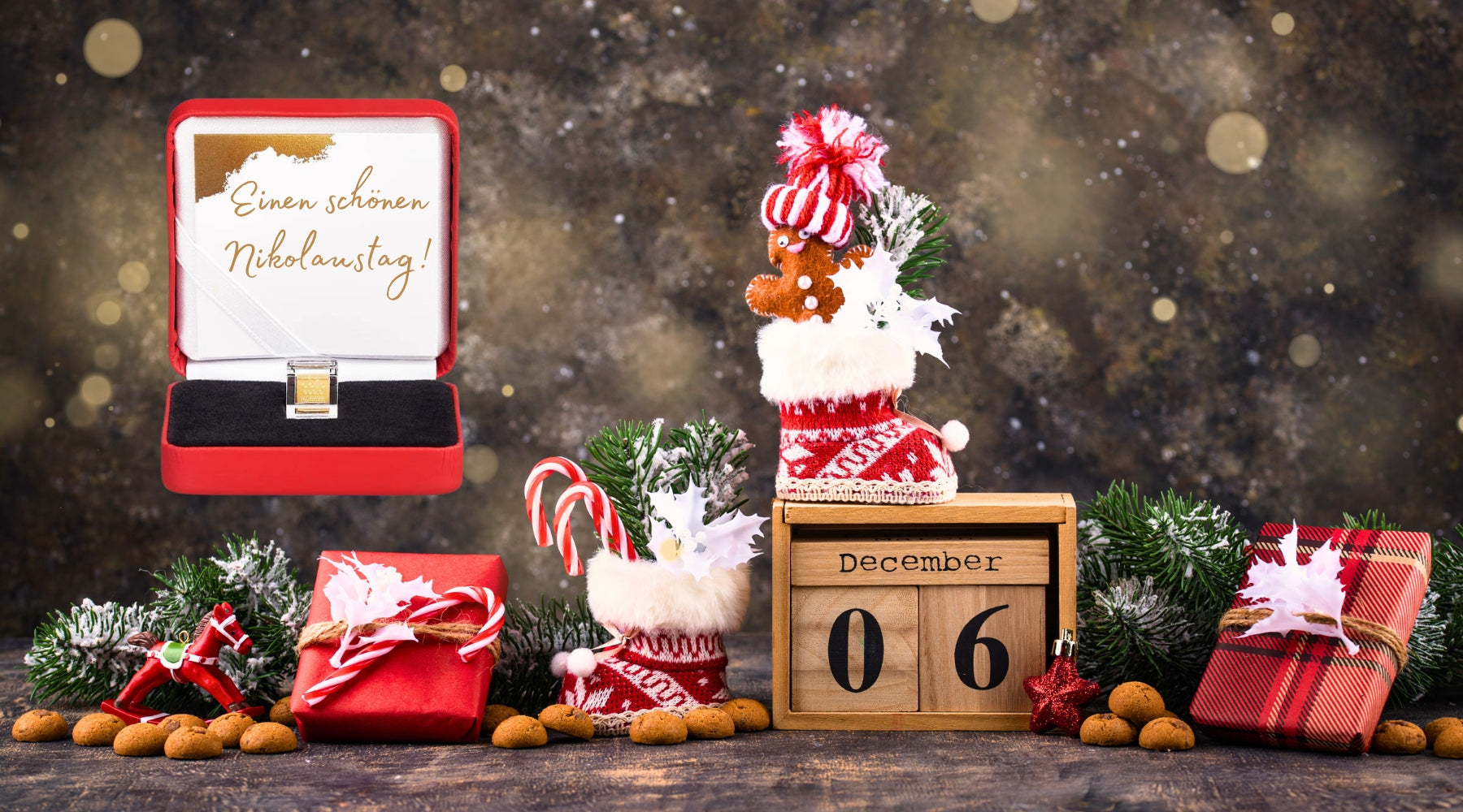 Gold zum Nikolaus im Stiefel