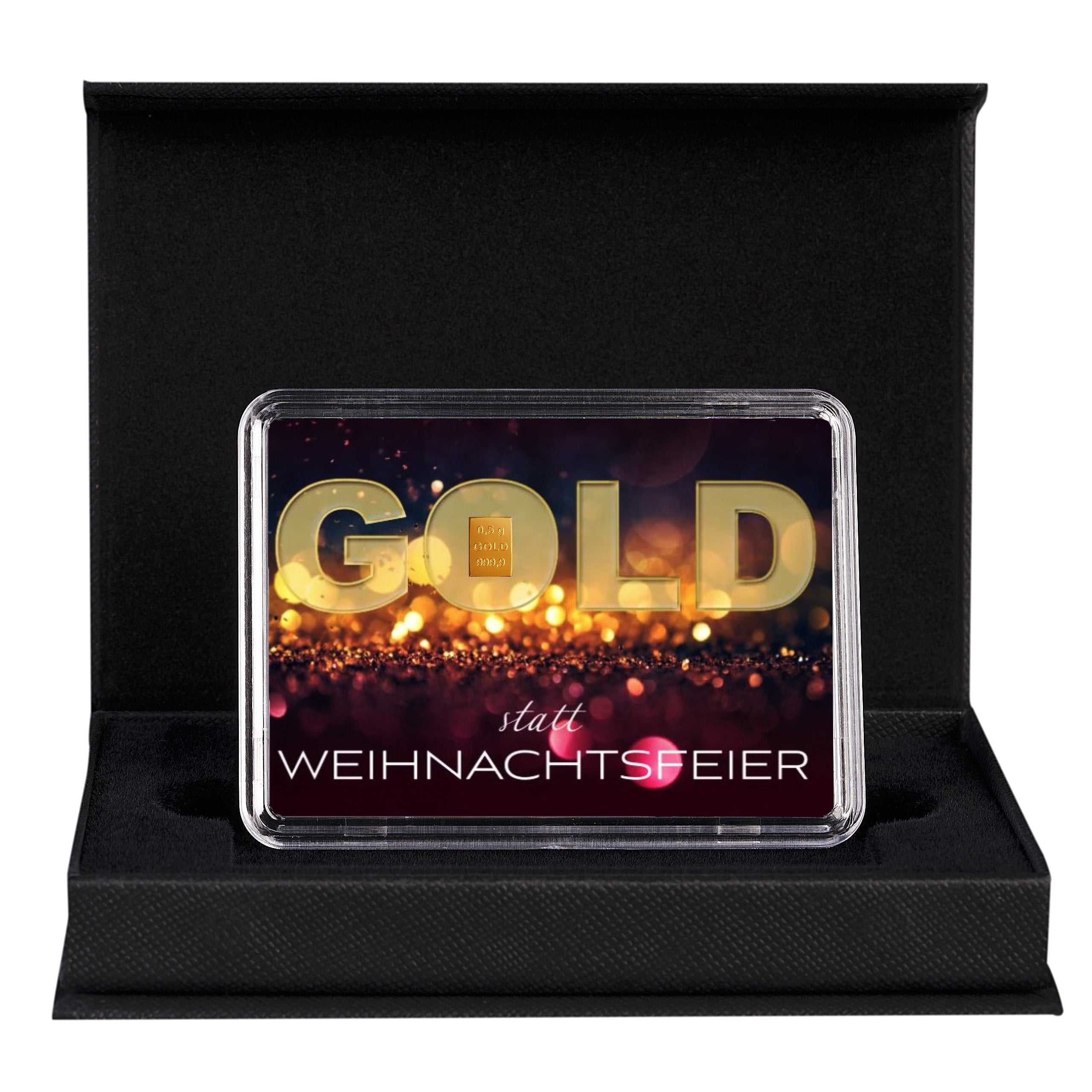 Gold verschenken statt Weihnachtsfeier veranstalten