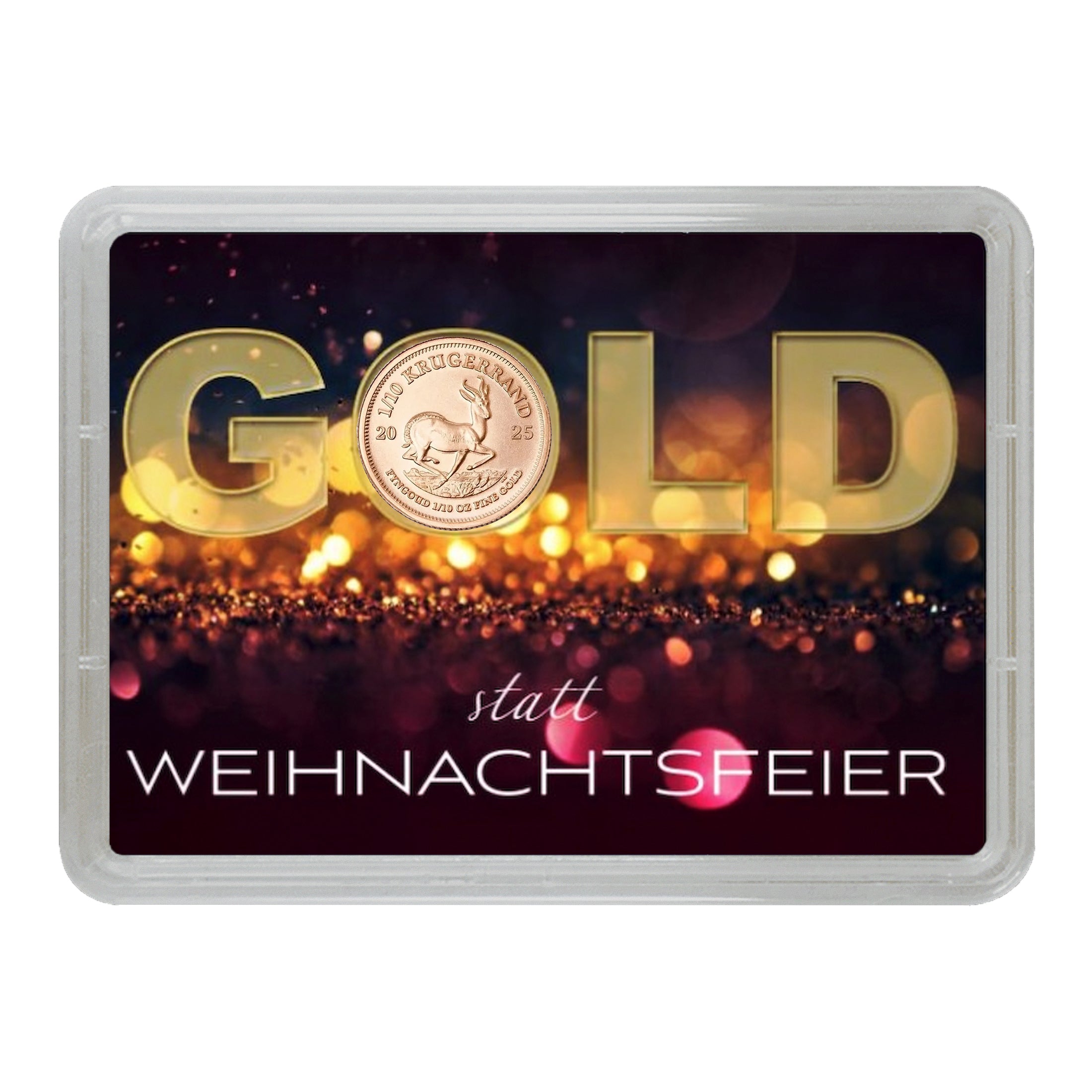 Goldmünze als Weihnachtsgeschenk