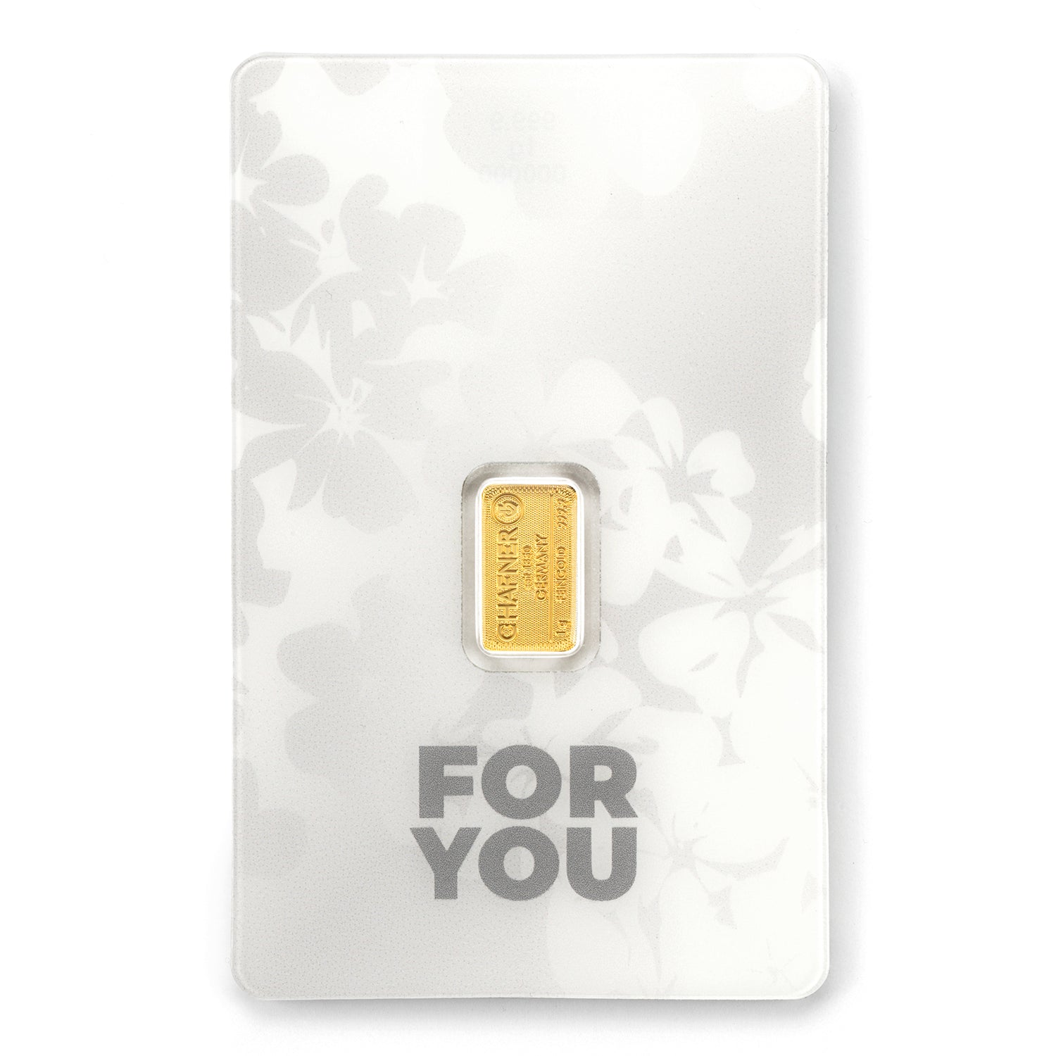 C.Hafner Goldbarren mit der Aufschrift FOR YOU