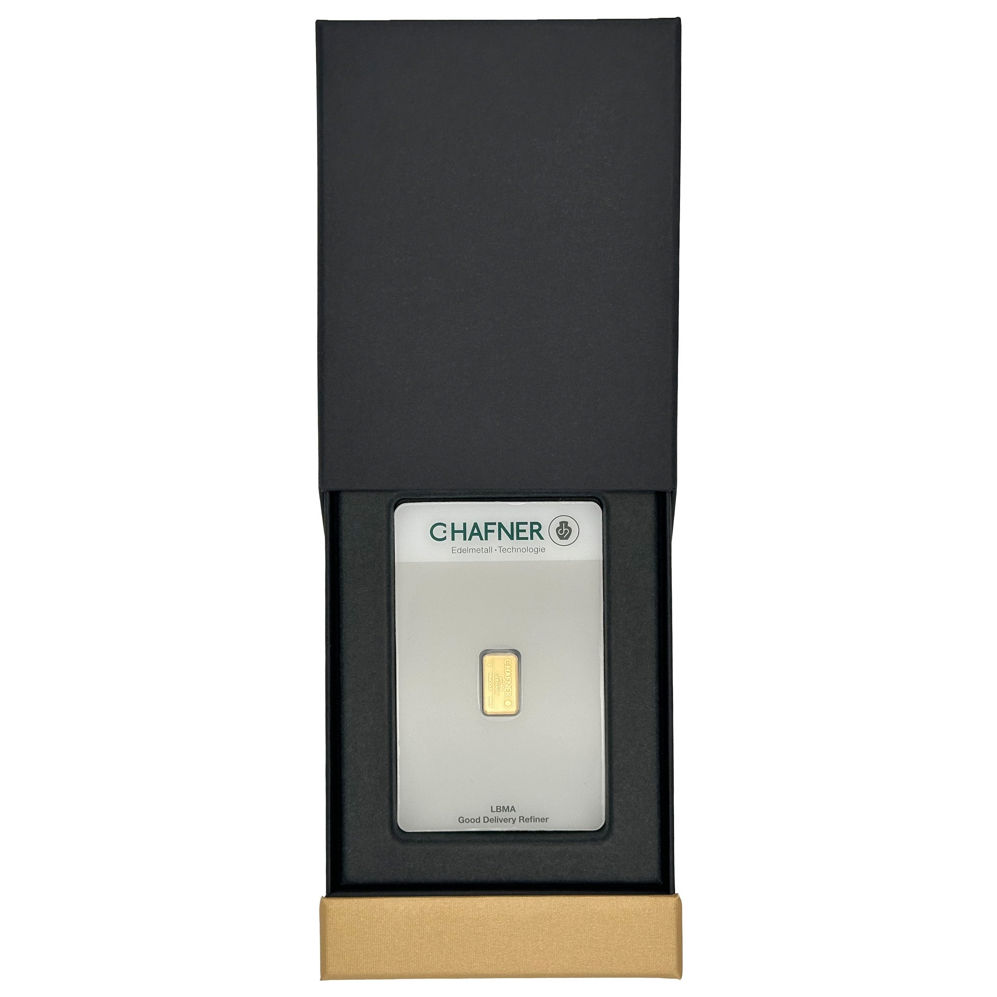 Geschenkschuber für geblisterte Goldbarren