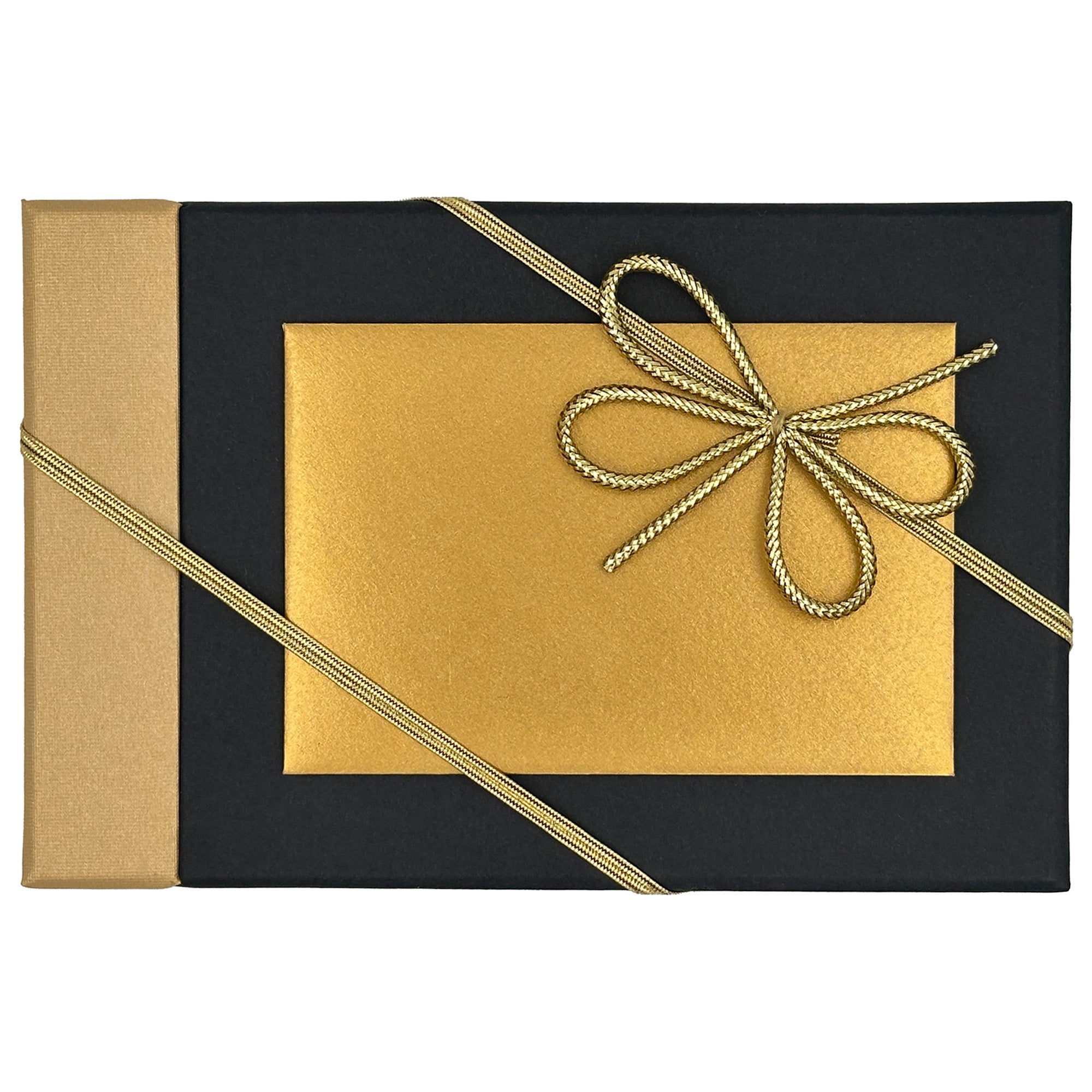 Etui für Goldbarren mit goldener Schleife