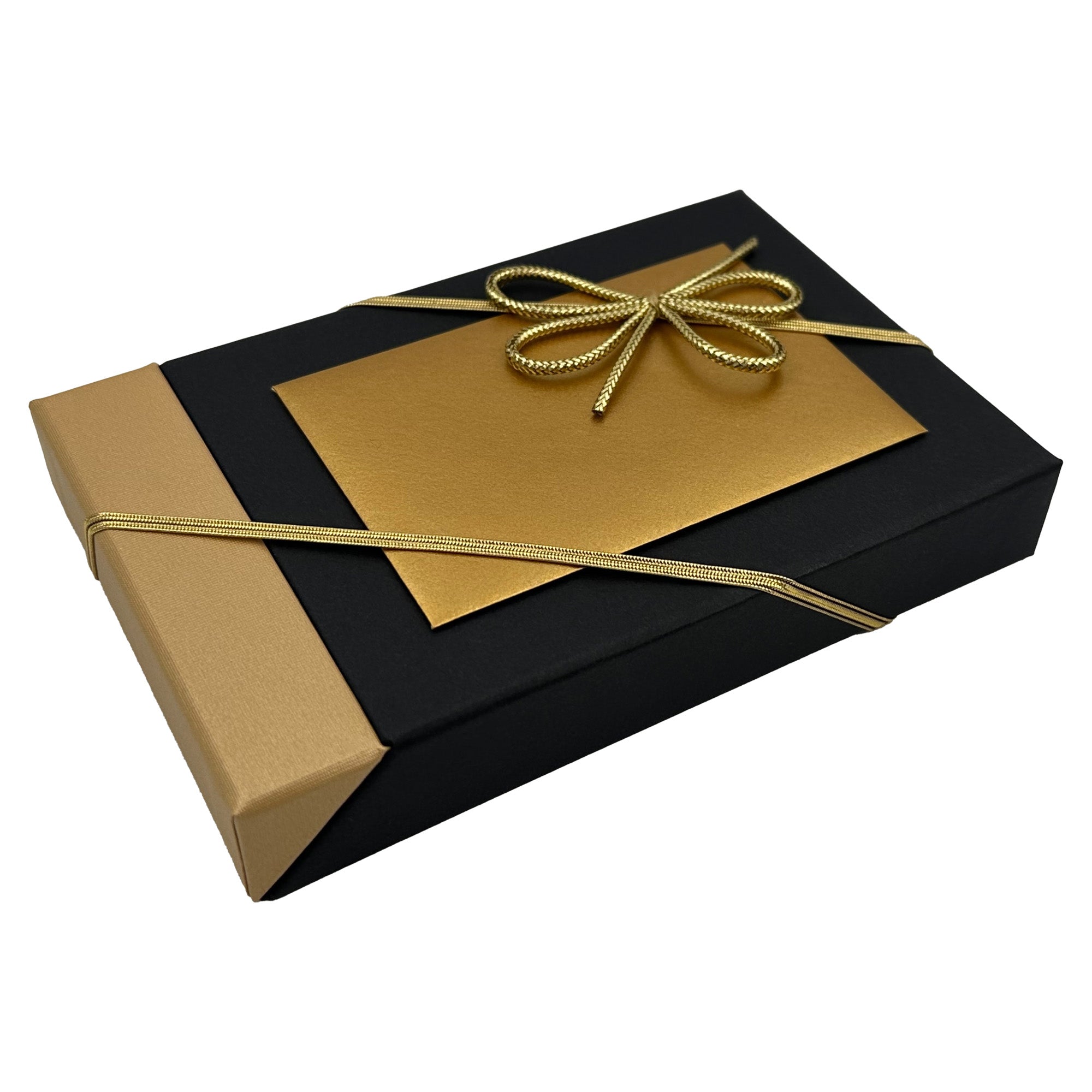 Goldene Geschenkverpackung speziell für Goldbarren