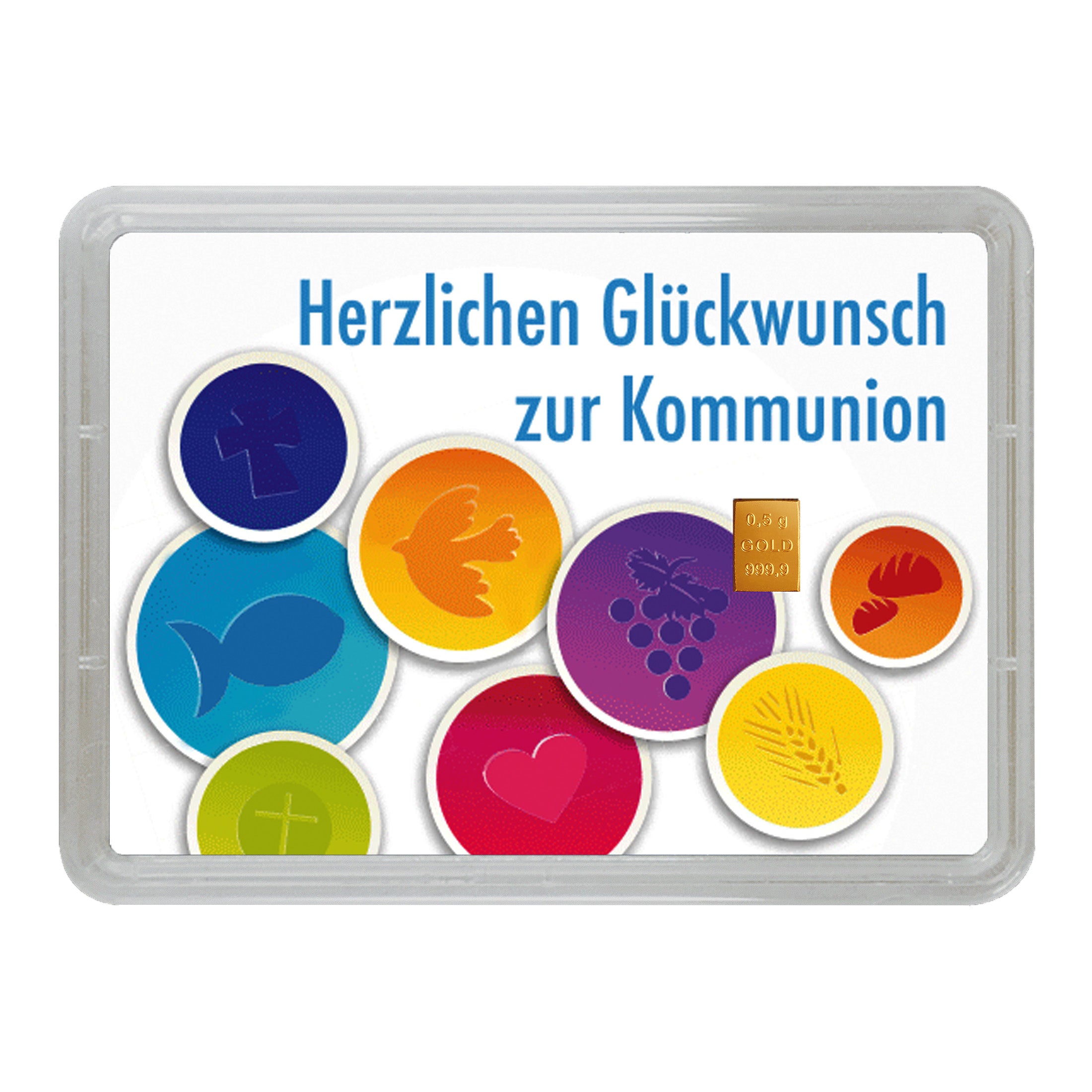 Goldbarren zur Kommunion verschenken