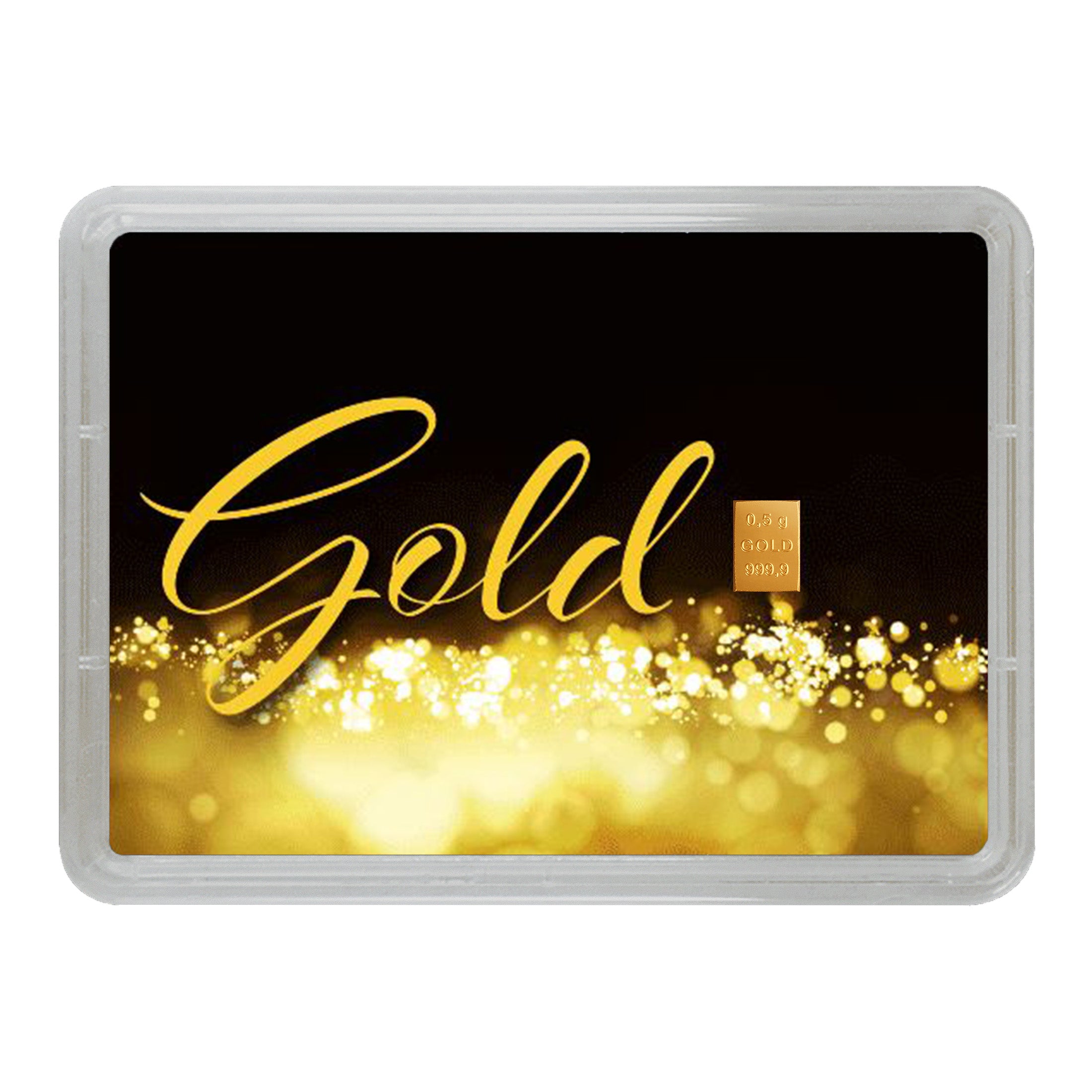 0,5 Gramm Goldbarren - Gold statt Geld verschenken