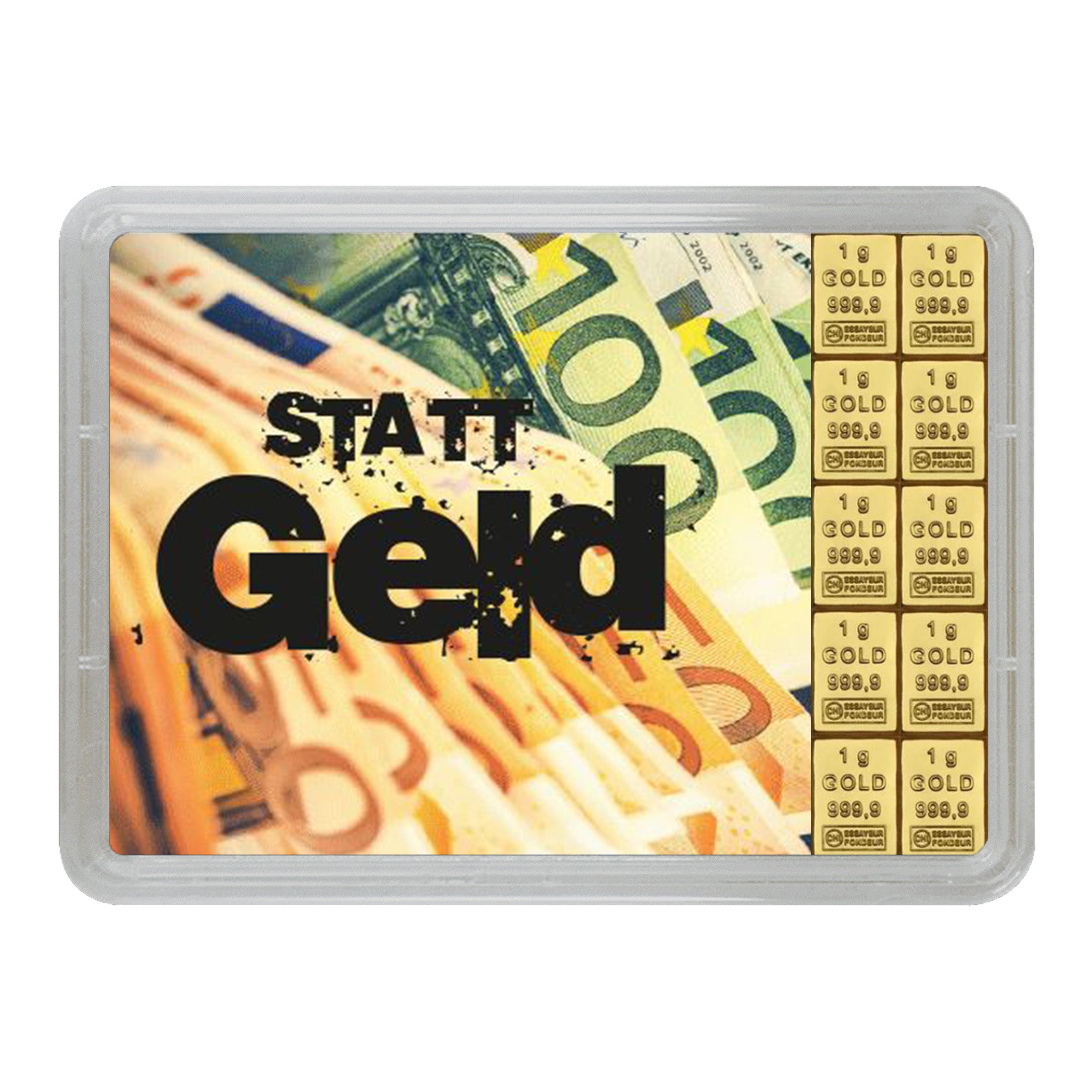 10g Goldbarren - Gold statt Geld verschenken