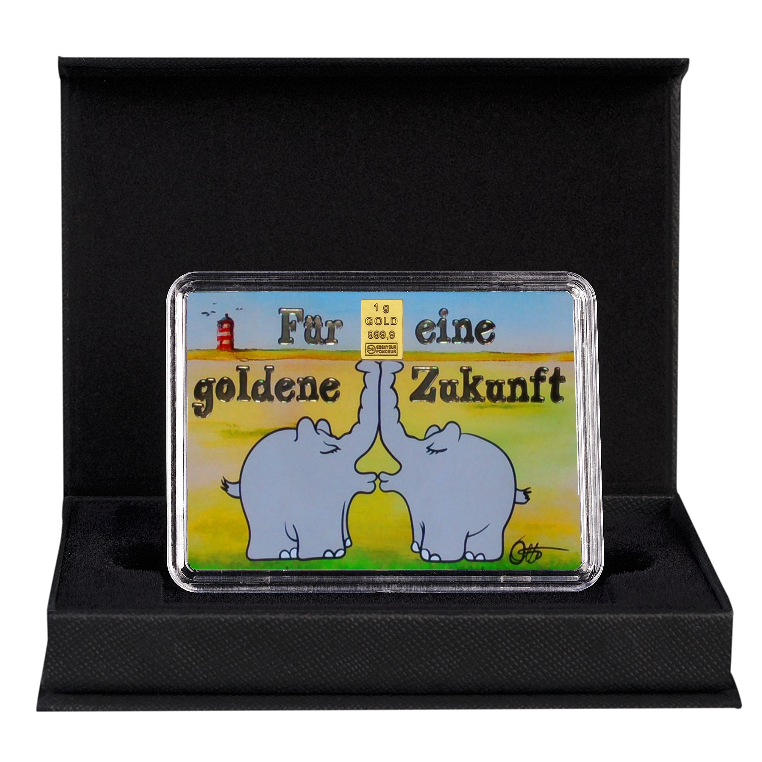 Goldbarren Ottifanten Goldene Zukunft