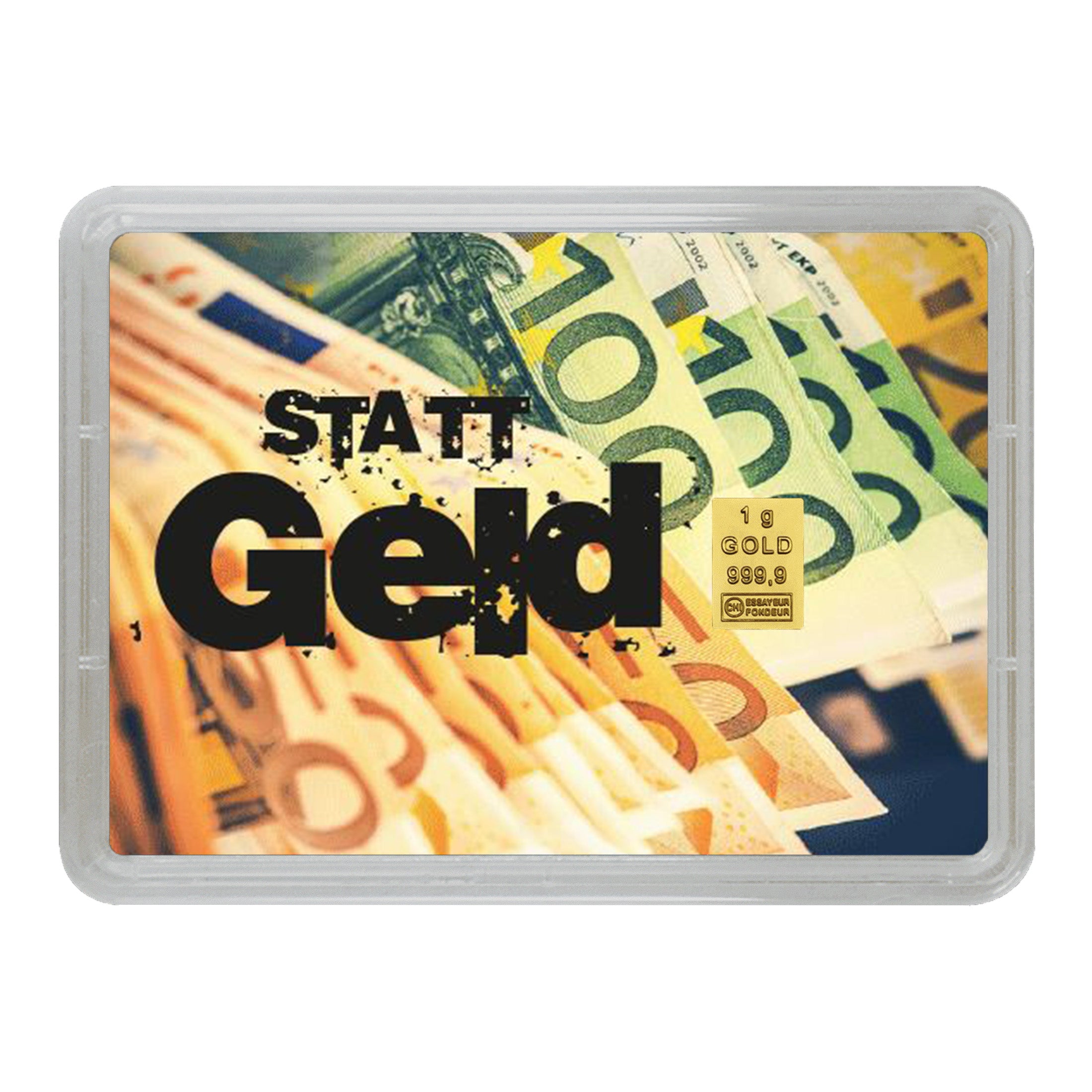 1g Goldbarren - Gold statt Geld verschenken