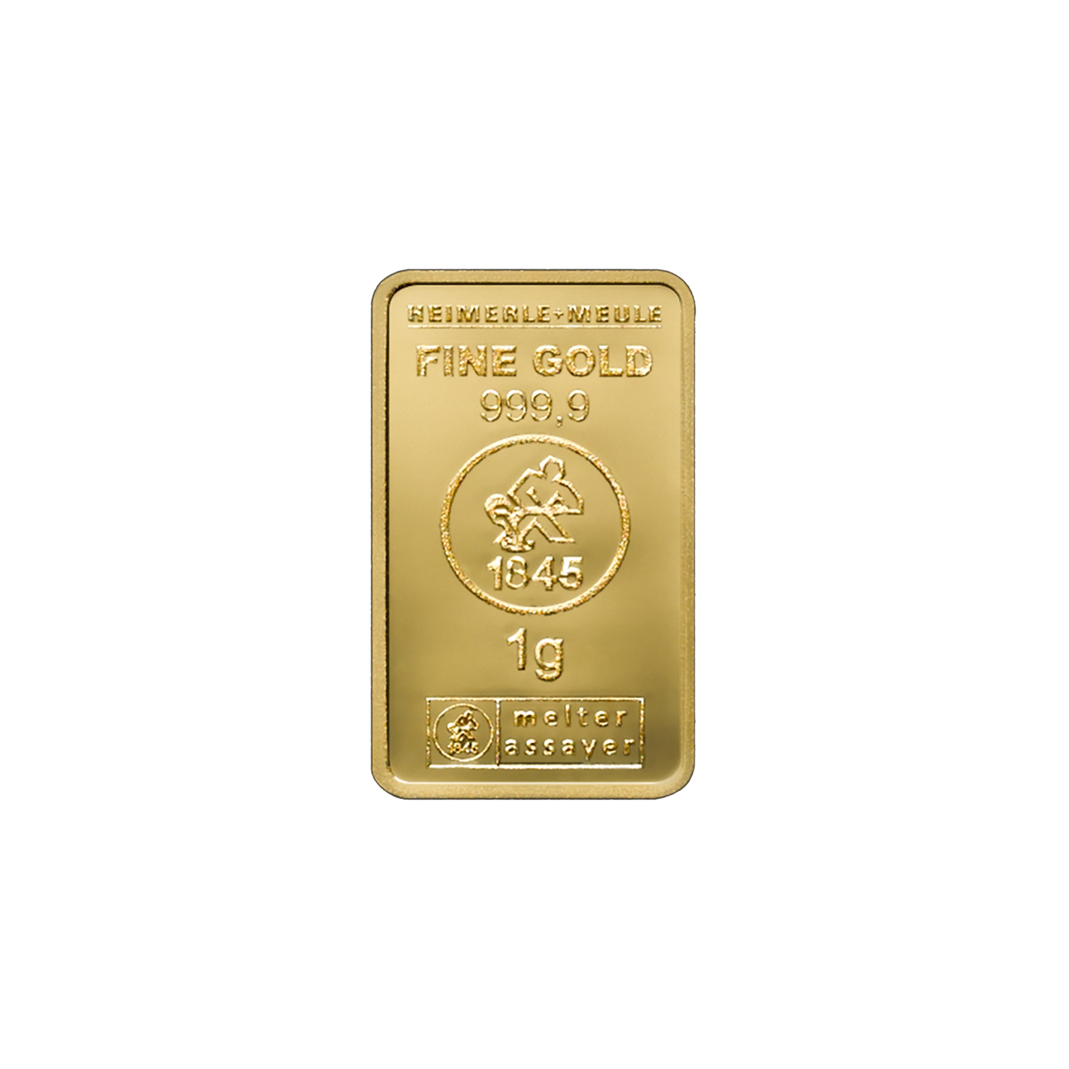 Goldbarren Heimerle + Meule 1 Gramm