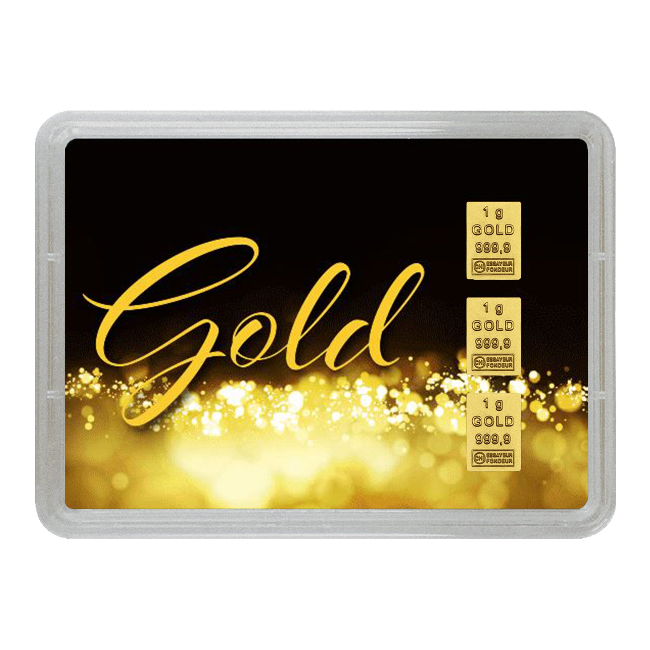 3 Gramm Goldbarren - Gold statt Geld verschenken