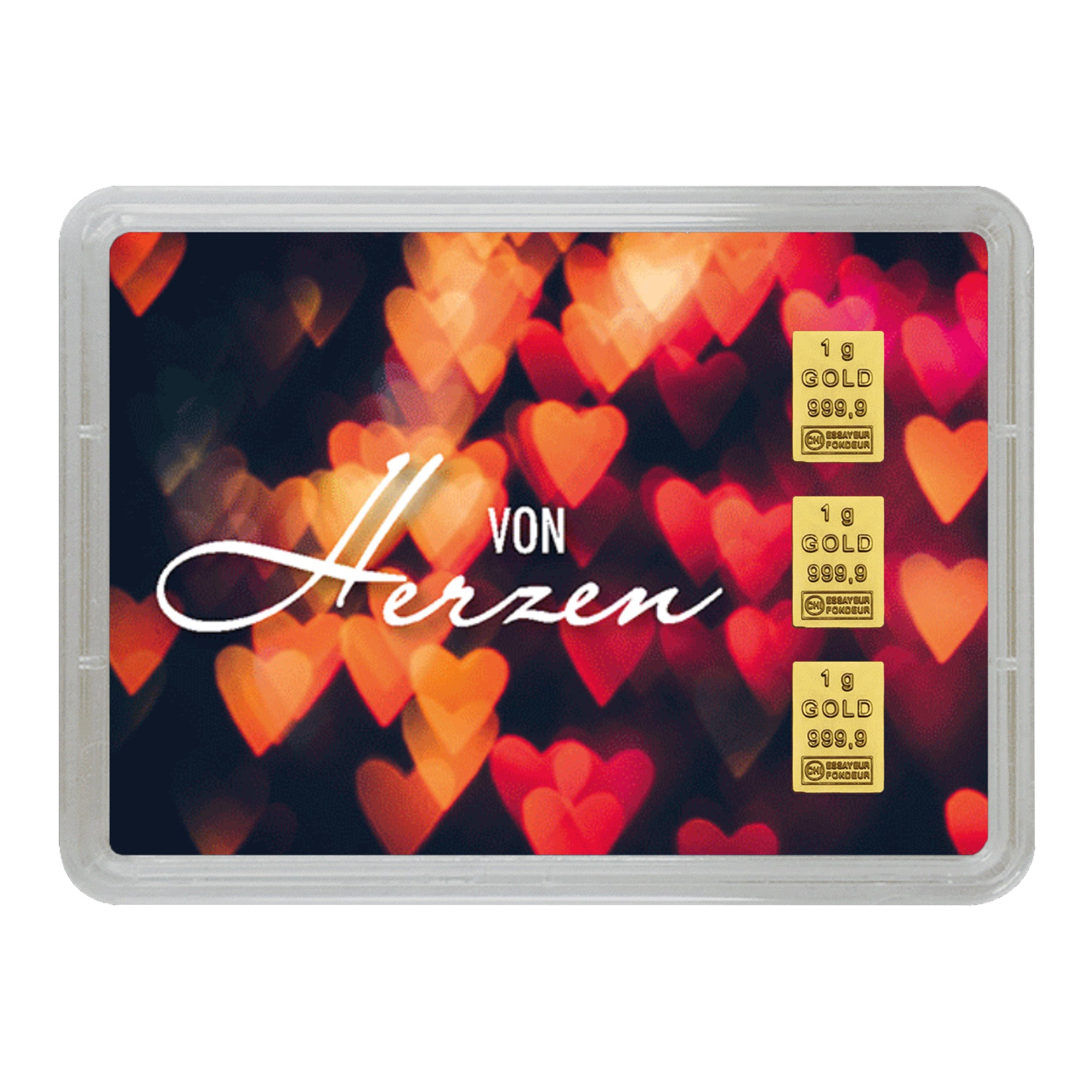 Goldbarren als Liebesbeweis schenken