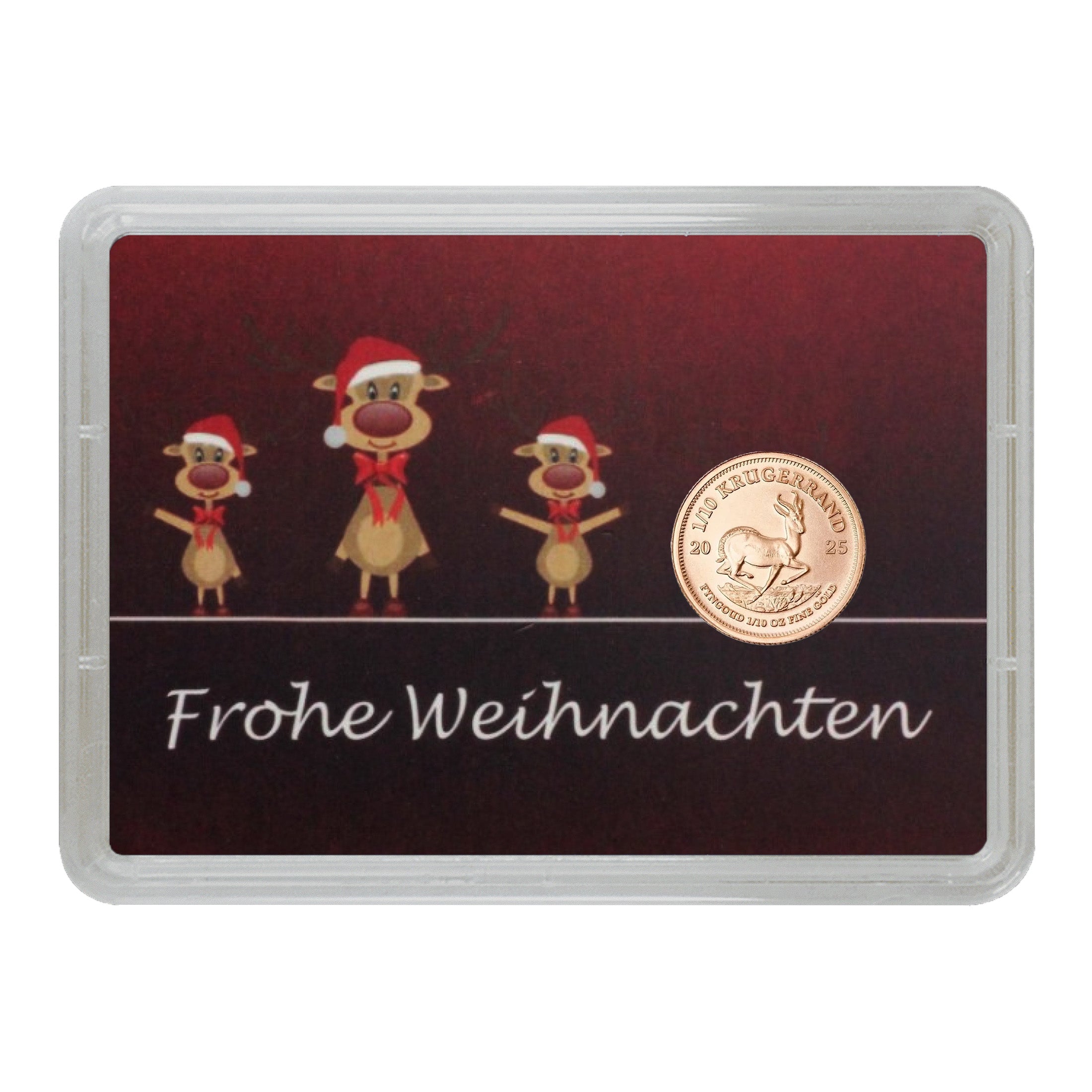 Goldmünze als Weihnachtsgeschenk