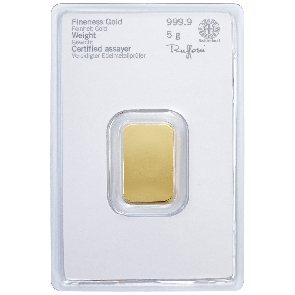 Heraeus 5g Goldbarren