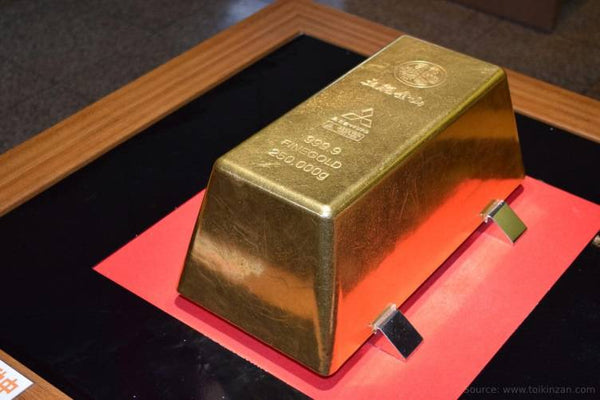 Der größte Goldbarren der Welt