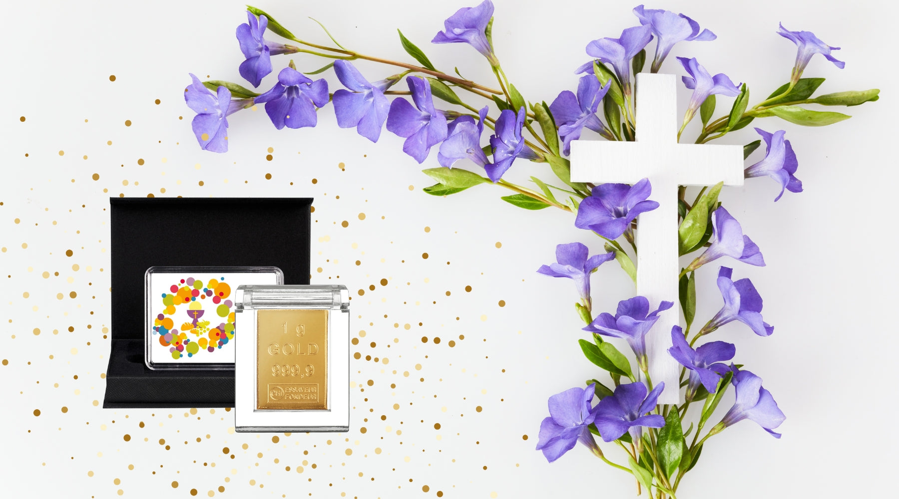 Goldbarren als Kommunionsgeschenk