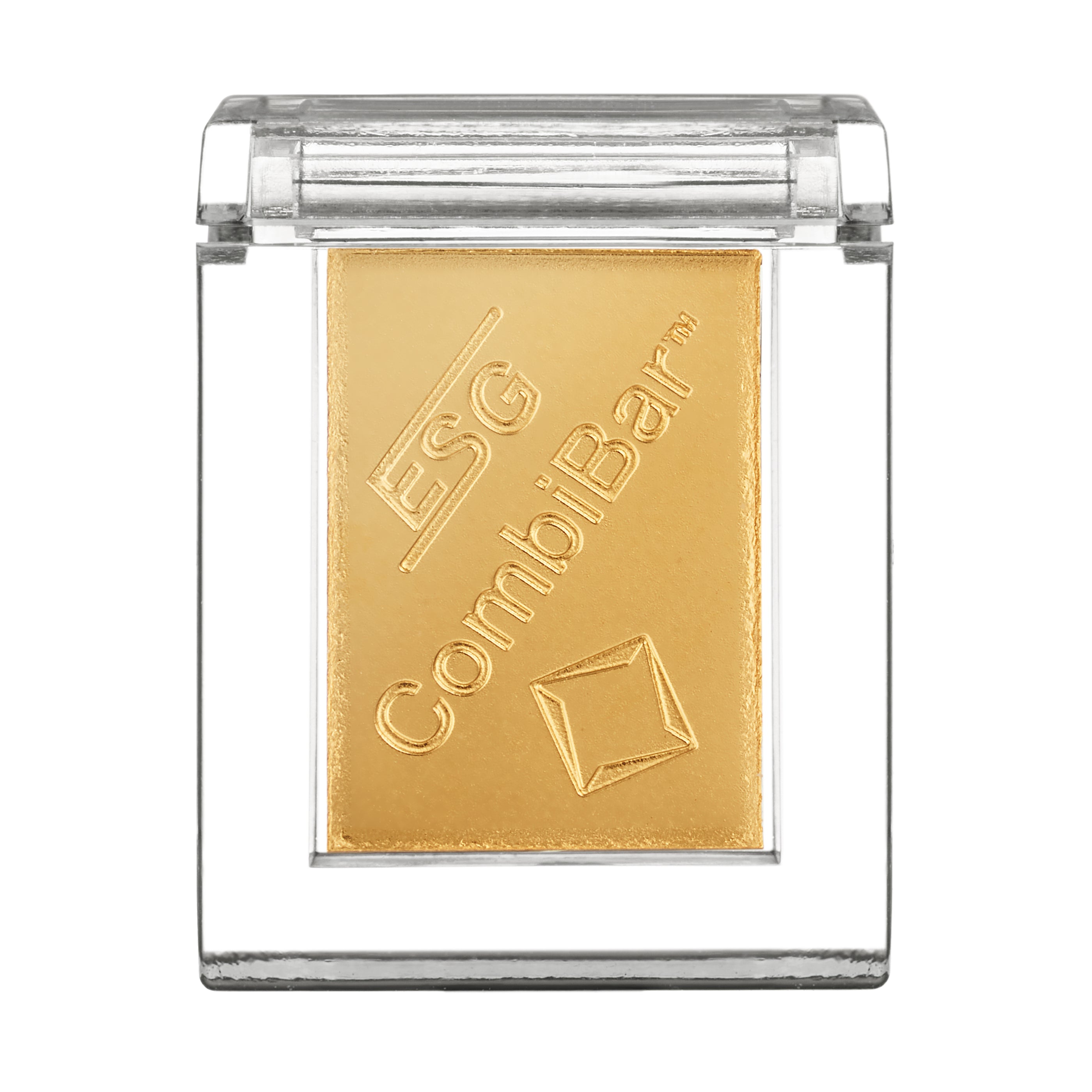 Goldbarren 1g in hochwertiger Kapsel inkl. Etui und Grußkarte nach Wahl (schwarz)